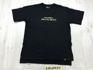 〈送料280円〉UT UNIQLO ユニクロ × PEANUT ピーナッツ レディース サイドスリット チュニック 半袖Tシャツ M 黒