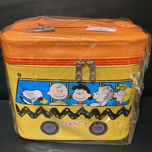 スヌーピー コスメボックス D 化粧品 ケース 小物入れ グッズ SNOOPY ウッドストック 化粧BOX ボックス ミラー付き