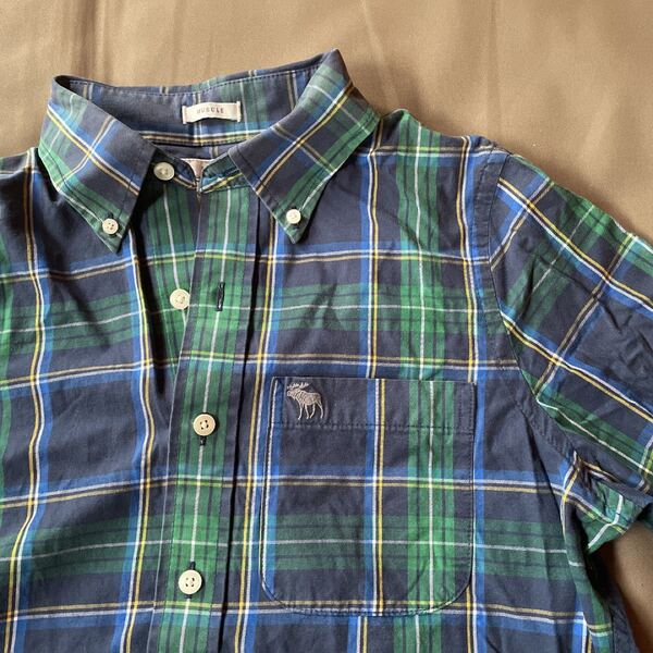 Abercrombie & Fitch アバクロ チェックシャツ/Sサイズ 長袖 コットン