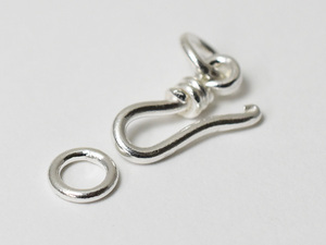 ●わくわく とんぼ玉★カレンシルバーフックタイプ留金G1(19mm、Φ2.3g) SILVER925 銀ビーズ【2011】【T20005G-1】