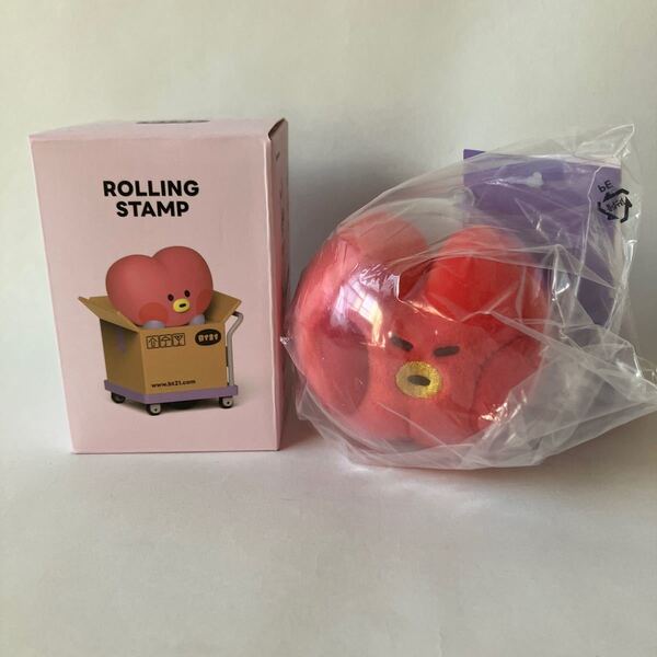 BT21 TATA minini ローラースタンプ スクイーズボール 2点