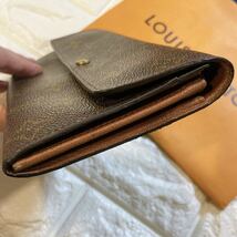 1円スタート！ルイヴィトンモノグラムポルトフォイユサラ長財布【希少廃盤品】良品 LOUIS VUITTON_画像8