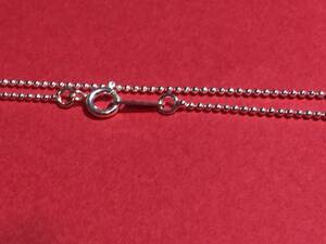  ball chain 45cm 1,2mm sphere sterling silver Silver925 stamp have 12-45-N