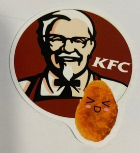即決！KFC「カーネルサンダース」ステッカー