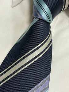  beautiful goods "GIORGO ARMANI"joru geo Armani stripe brand necktie 209361