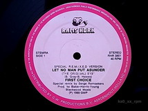 ★☆First Choice「Let No Man Put Asunder (Special Remixed Version)」☆★_画像2