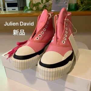 【新品未使用】Julien David ジュリアン デイヴィッド ハイカット 厚底スニーカー レディース