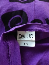 美品 ディズニー DALUC 不思議な国のアリス 半袖 Tシャツ 紫 パ―プル_画像5