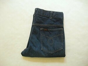 KEY Jeans 1970s (KEY IMPERIAL) key imperial Made in U.S.A. jeans dark blue Vintage beautiful USED Denim saddle King 