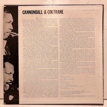 ●即決LP Cannonball Adderley / & Coltrane j34151 米盤70年代の再発盤、Masterdisk/Gk/Prc刻印、桃 Stereo_画像3