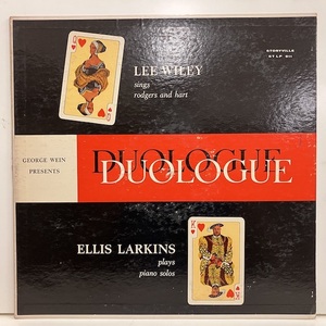 ●即決VOCAL LP Lee Wiley / Duologue jv3109 米オリジナル、Dg Mono リー・ワイリー