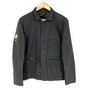 OLD JOE ＆Co EARLY ARMY CHORE JACKET 36 (S) オールドジョー チョア ワーク ジャケット RRL カバーオール 刺繍