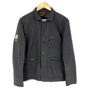 OLD JOE ＆Co EARLY ARMY CHORE JACKET 36 (S) オールドジョー チョア ワーク ジャケット RRL カバーオール 刺繍