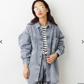 新品 ロデオクラウンズ カラーオーバーダイシャツジャケット