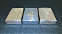 63304　ジッポー　ZIPPO３本セット（十字架等 ）_画像1