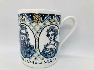 国内発送　ウィリアムとメアリー　1688－1988　マグカップ　英国ロイヤル　 D49