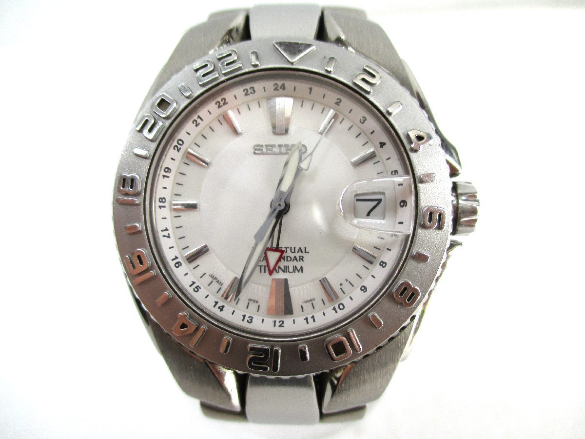 SEIKO セイコー 腕時計 パーペッチュアルGMT 8F56-0040 www 