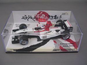 ミニチャンプス　BARホンダ　006　バトン　頑張れ日本　1/43