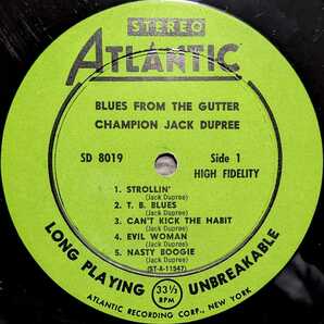 Champion Jack Dupree-Blues From The Gutter★米 Orig.ステレオ緑ラベ盤の画像3