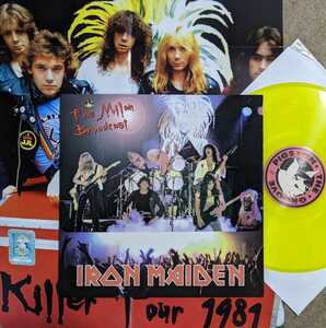 Iron Maiden-The Milan Broadcast* limitation 300 color LP/ poster attached 