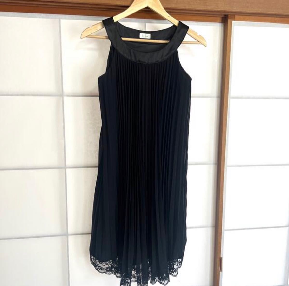 極美品】YOKO CHAN ヨーコチャン パール ノースリーブ ワンピース