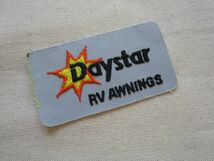 ビンテージ Daystar デイスター RV AWNINGS 企業 ロゴ ワッペン/パッチ USA 古着 アメリカ アメカジ レトロ キャンプ 545_画像1