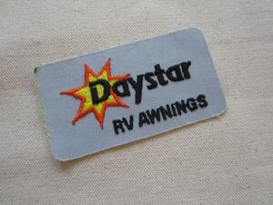 ビンテージ Daystar デイスター RV AWNINGS 企業 ロゴ ワッペン/パッチ USA 古着 アメリカ アメカジ レトロ キャンプ 545