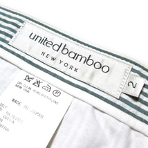 united bamboo　ユナイテッドバンブー　「2」 ヒッコリースカート 134079-q_画像4