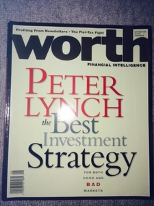 Worth Peter Lynch 1995, September号　英語　金融・投資雑誌