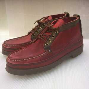  Russel Moccasin Russel Moccasin russell moccasin country chukka Country chukka double bottom red tea 7 25 vibram