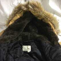 : SPIEWAK スピワック カーキ コットンダック N3B ファーフード hood fur parka ミリタリー 中綿 ゴールデンフリース golden fleece_画像4