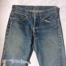 リーバイス 501 ビッグE LEVI'S BIGE jeans ジーンズ vintage Levi's denim 縦落　インディゴ　30x29 ヴィンテージ　オールド　リペア有_画像1