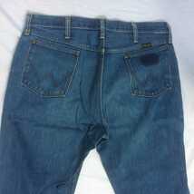 Wrangler 910 13MWZ Jeans ラングラー ジーンズ 80’s アメリカ製 vintage ビンテージ オールド ブロークン 36 縦落 ひげ denim_画像10