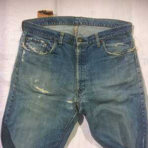 リーバイス 505 small e single LEVI'S 505 66 small e jeans ジーンズ vintage Levi's denim ヴィンテージ オールド 縦落 デニム 