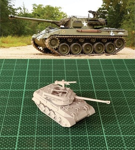 1/144 未組立 WWII USA M18 Hellcat Tank Destroyer Resin Kit (S2162)