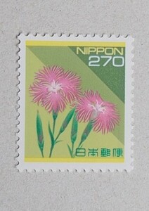 [ unused ] Heisei era stamps 270 jpy leather la wild pink 1 sheets 