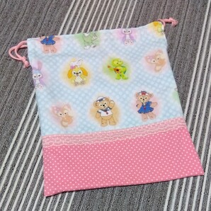 お着替え袋★ダッフィーフレンズ★ハンドメイド