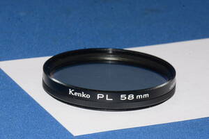 Kenko PL 58mm コーティングがれ　(F044)　定形外郵便１２０円～