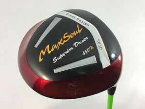 即決 お買い得品！中古 マックスソウル(MAX SOUL) スペリア S03 ドライバー 1W UST マミヤ ATTAS 4U-6 9.5 S