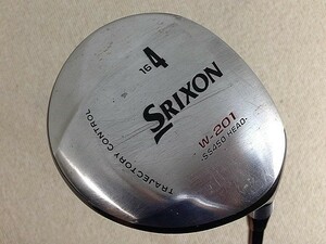 即決 お買い得品！中古 スリクソン(SRIXON) W-201 フェアウェイ 4W ツアーブラックV-23 16 S