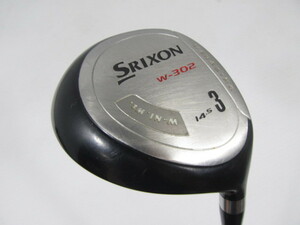 即決 お買い得品！中古 スリクソン(SRIXON) W-302 フェアウェイ (日本仕様) 3W SRIXON SV-301J 14.5 SR