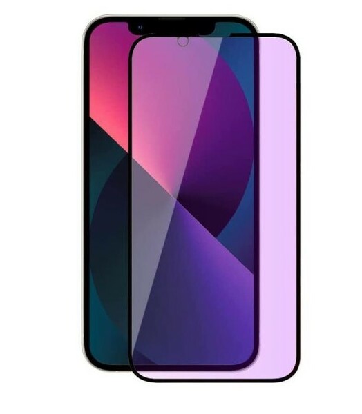 iphone14Plus 13ProMax ブルーライトカット アンチグレア ガラス 艶消し 全面保護 全面吸着 反射防止 指紋防止 フィルム