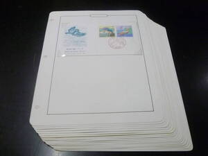 22SE　P　日本切手FDC　1993年　記念・特殊・普通(1通)　水辺の鳥シリーズ1-3集・他　計30通 19リーフ　主にJPS製