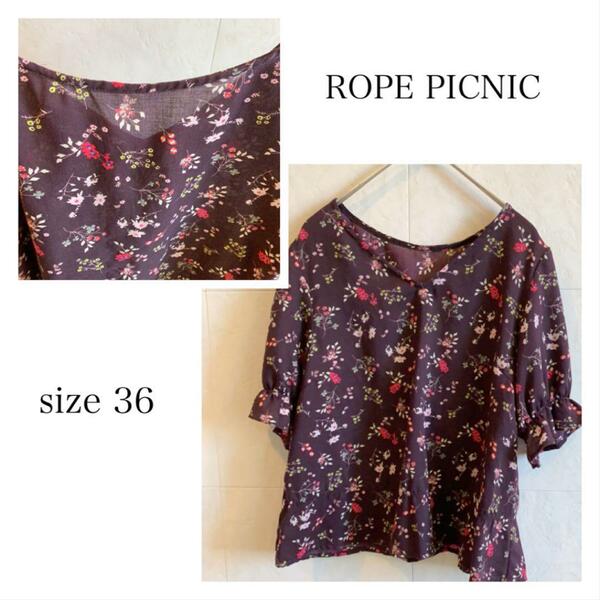 ROPE PICNIC 花柄ブラウス 403