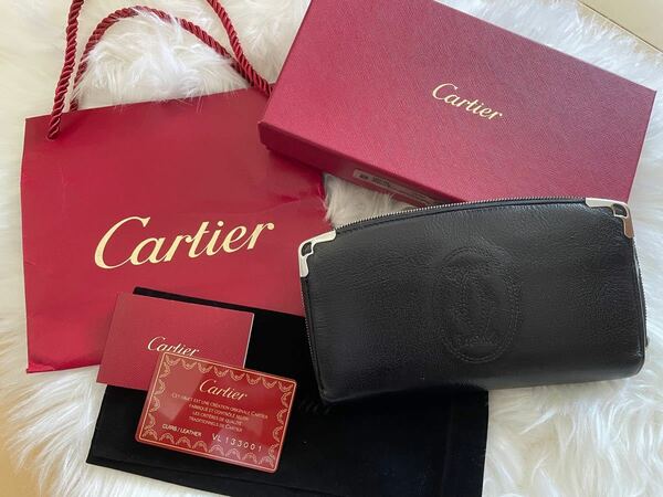 Cartier ラウンドファスナー 長財布