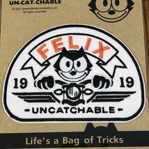 Felix Un-Cat-Chable フィリックス パッチ ヘッドライト バイク head light mooneyes ワッペン ムーンアイズ アイロン 84円発送可 eyes_画像2