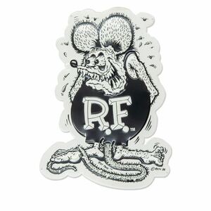 ラットフィンク Rat Fink ティン サイン 看板 サインプレート プレート ブラック × ホワイト モノクロ mooneyes ムーンアイズ 送料込み