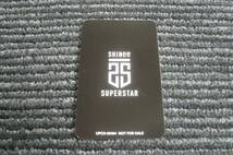 SHINee「SUPERSTAR」通常盤 初回プレス 封入 トレカ MINHO ミンホ ミノ_画像2