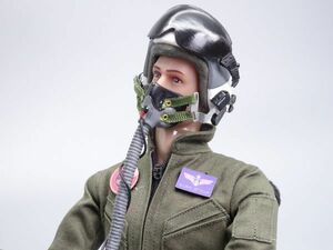 パイロット人形　ジェット戦闘機パイロット人形1/6　ヘリコプターパイロット人形【グリーン】高31CM