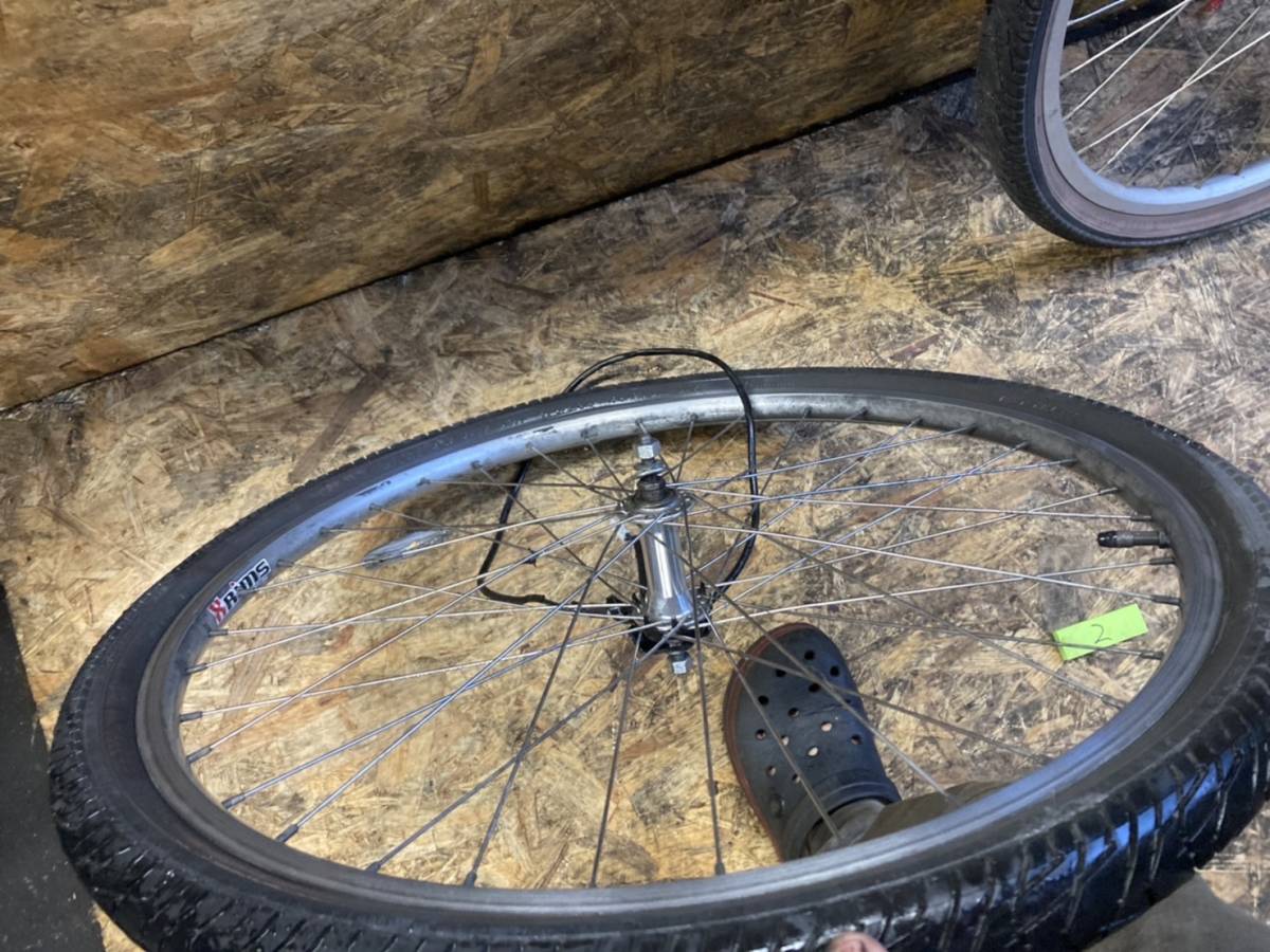 ≪42466≫ パス 電動自転車 MIRA PA26M (X972) ② フロント リア ホイール セット ≪42466≫ パス 電動自転車 MIRA PA26M (X972) ② フロント リア ホイール セット